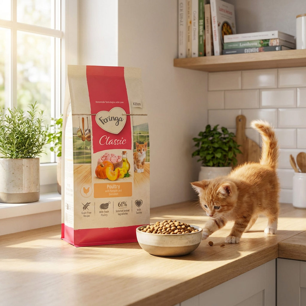 Feringa Kitten Classic sucha karma dla kociąt bezzbożowa 2 kg – drób