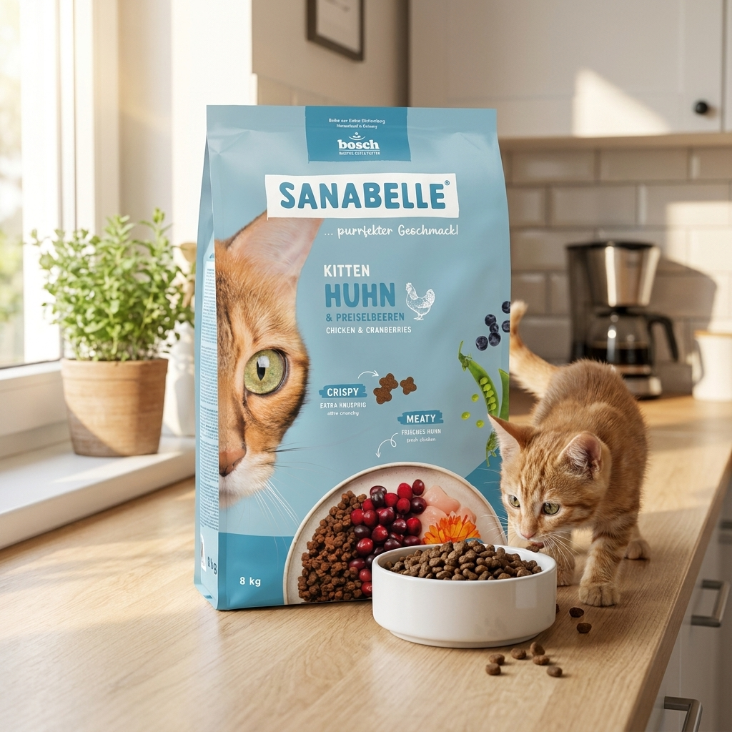 Sanabelle Kitten sucha karma dla kociąt 8 kg z kurczakiem – także dla kotek w ciąży