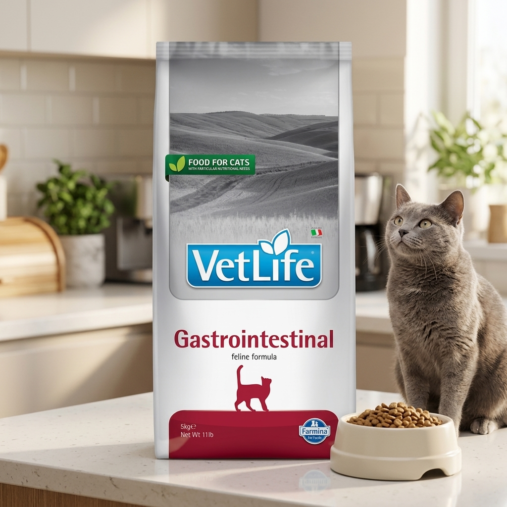 Farmina Vet Life Gastrointestinal Cat 5 kg – sucha karma weterynaryjna dla kota na jelita