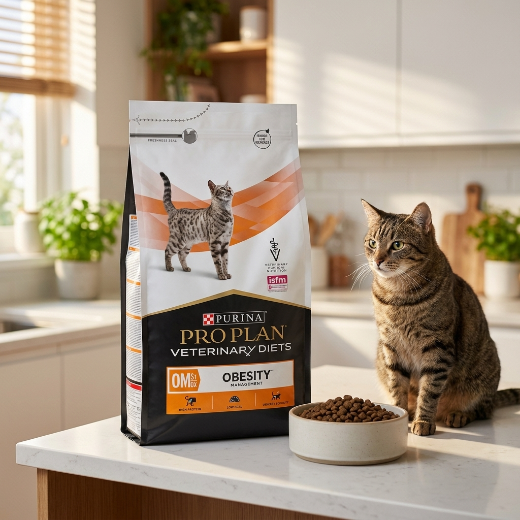 PRO PLAN Veterinary Diets OM St/Ox sucha karma dla kotów z nadwagą 5 kg – Obesity