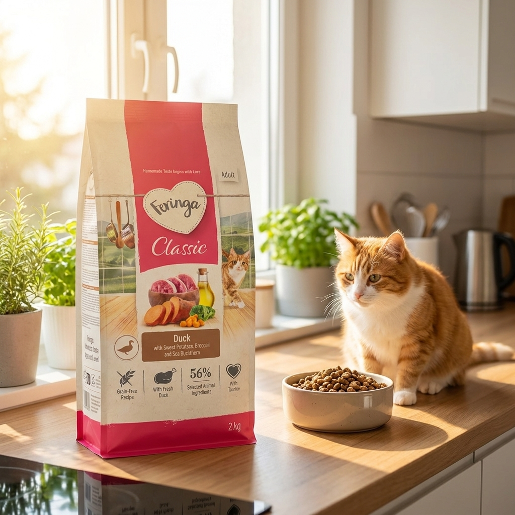 Feringa Adult Classic sucha karma dla kota z kaczką 2 kg – bezzbożowa, dla dorosłych