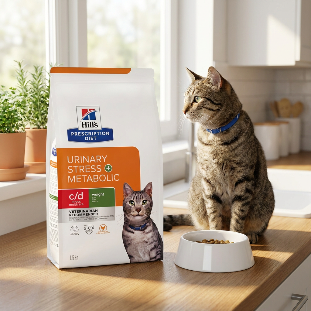 Hill's Prescription Diet c/d Urinary Stress + Metabolic karma sucha dla kota 1,5 kg – kurczak