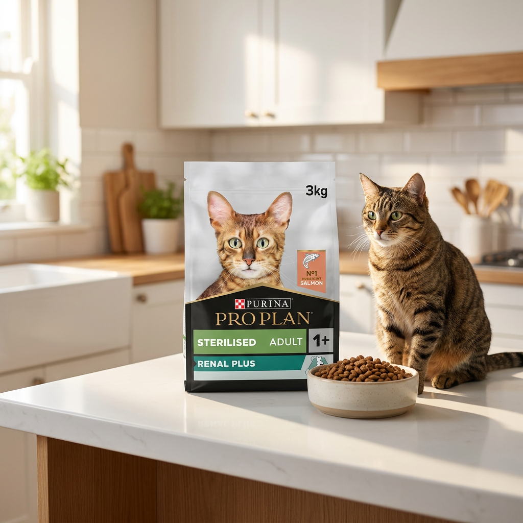 PRO PLAN Adult Sterilised Renal Plus sucha karma dla kotów sterylizowanych 3 kg – łosoś