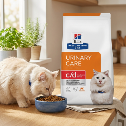 Hill's Prescription Diet c/d Multicare Stress 8 kg – sucha karma dla kota na drogi moczowe, kurczak