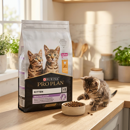 PRO PLAN Kitten Healthy Start sucha karma dla kociąt 10 kg z prebiotykiem – kurczak