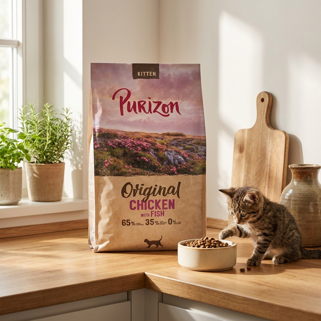 Purizon Kitten sucha karma dla kociąt 6,5 kg bezzbożowa – kurczak i ryba