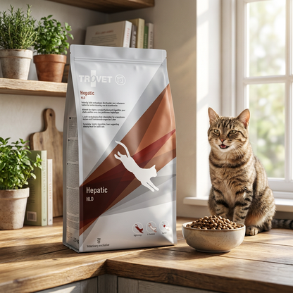 Trovet Hepatic HLD sucha karma dla kota 2,5 kg – dieta na wątrobę i jelita, drób