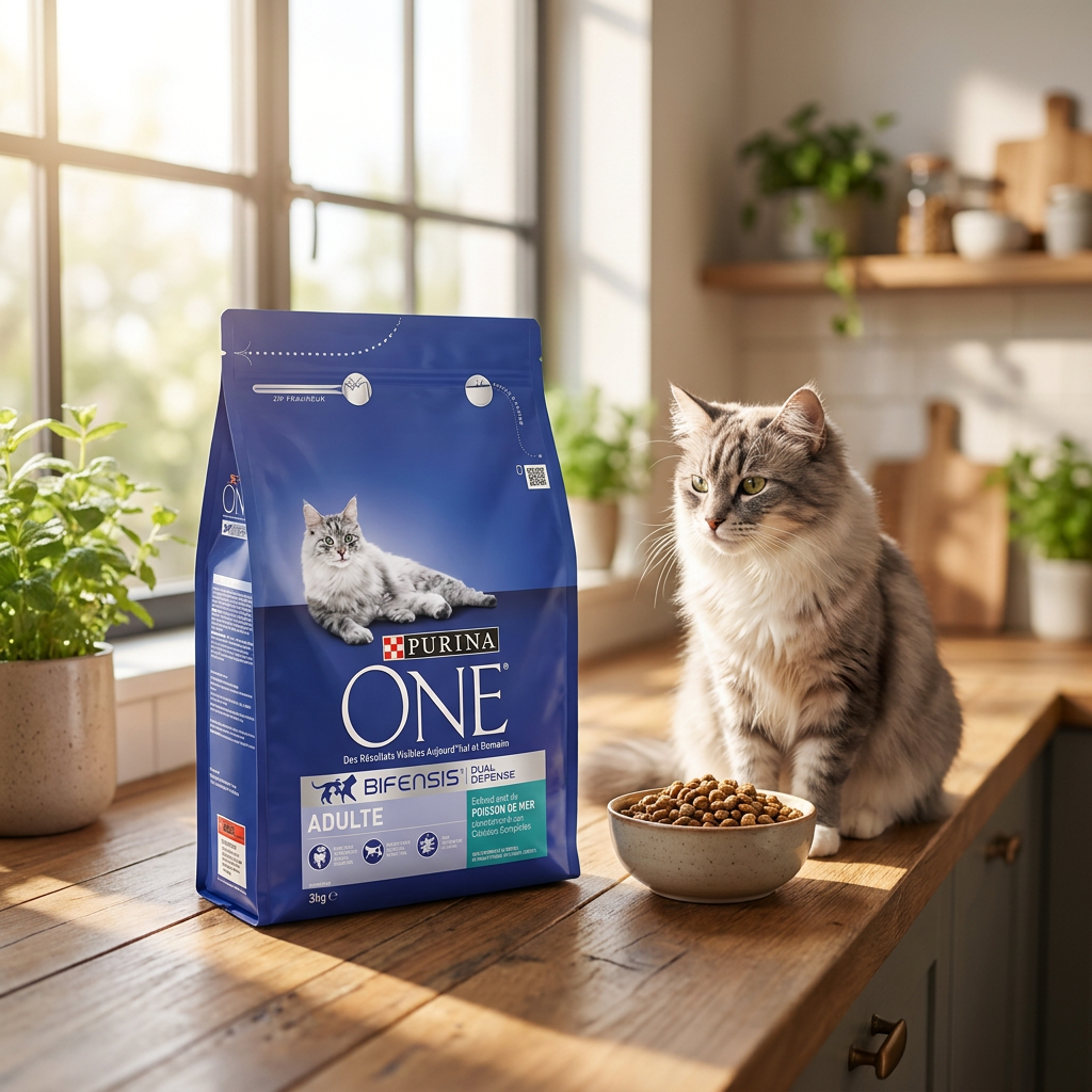 Purina ONE sucha karma dla kota dorosłego 3 kg z rybą morską i dorszem – Bifensis