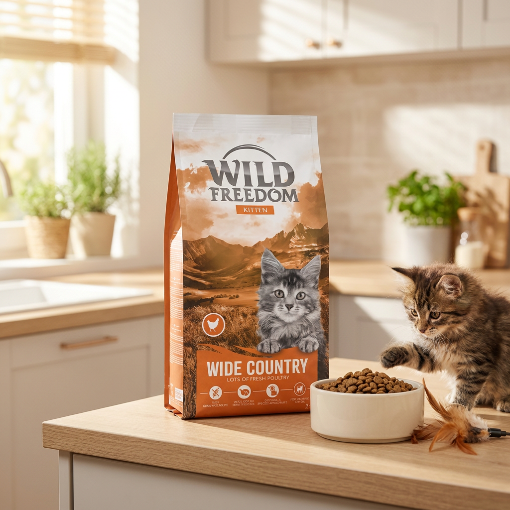 Wild Freedom Kitten Wide Country sucha karma dla kociąt bezzbożowa 2 kg – drób