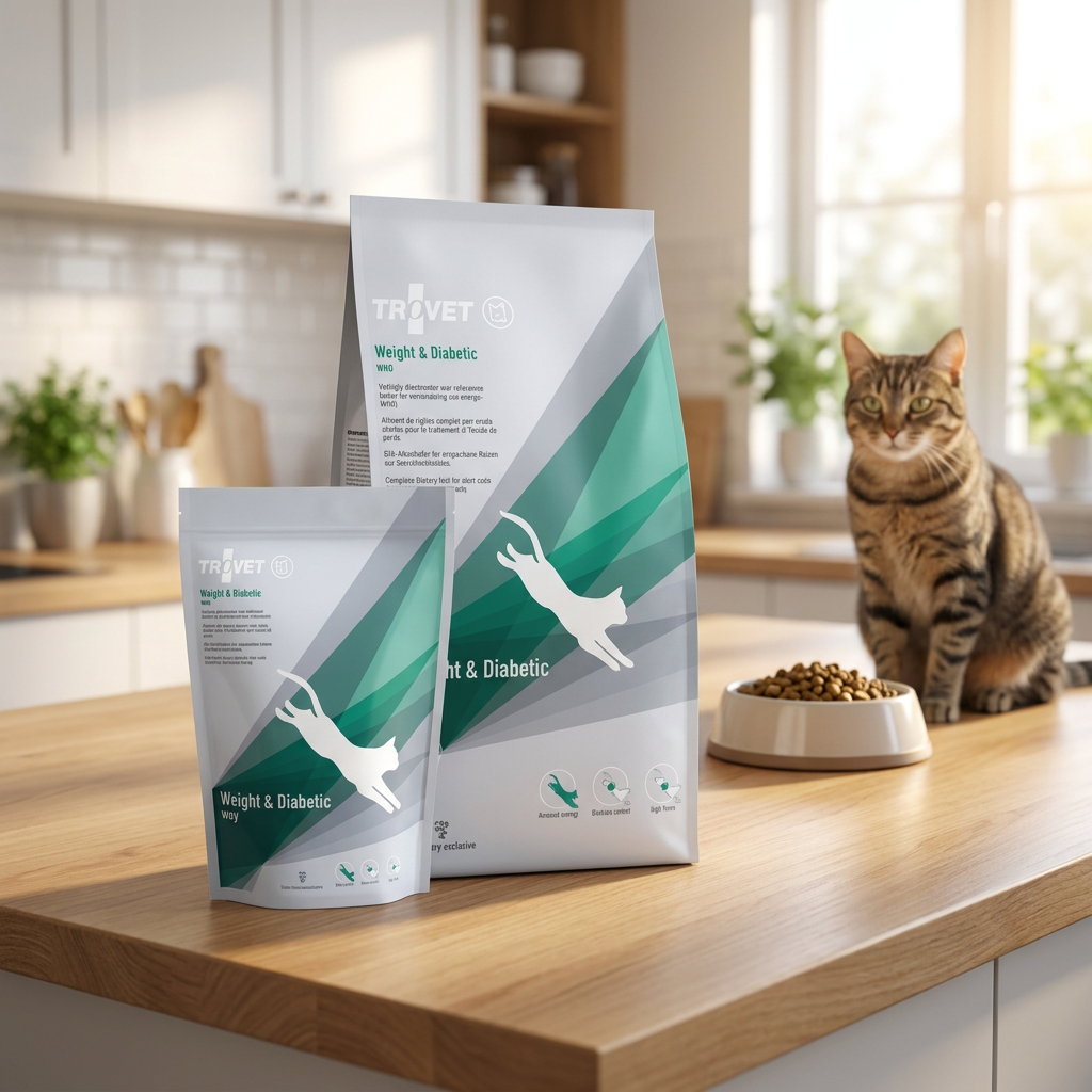 Trovet WRD Weight & Diabetic sucha karma dla kota z nadwagą i cukrzycą 2 x 3 kg – kurczak