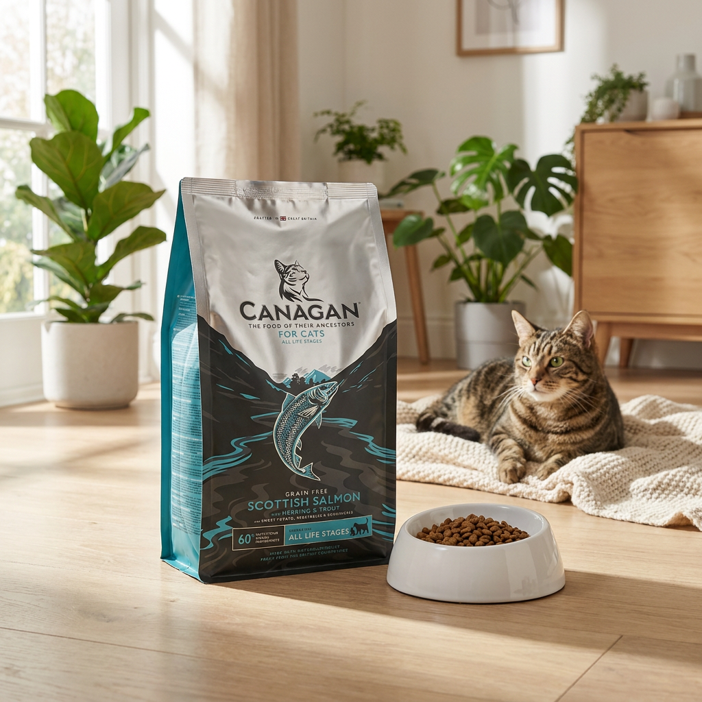 Canagan Scottish Salmon sucha karma dla kota 1,5 kg bezzbożowa z łososiem – 75% ryby