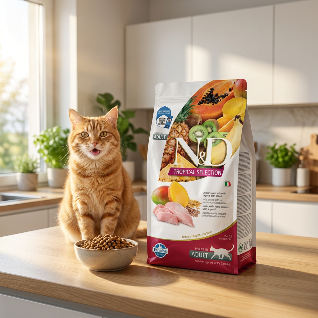 Farmina N&D Tropical Selection karma sucha dla kota z kurczakiem i probiotykiem – 5 kg