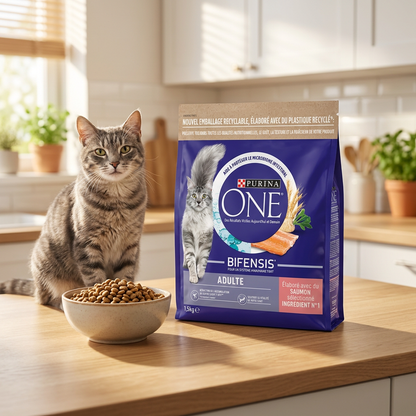 Purina ONE Adult sucha karma dla kota z łososiem 1,5 kg – dla dorosłych kotów
