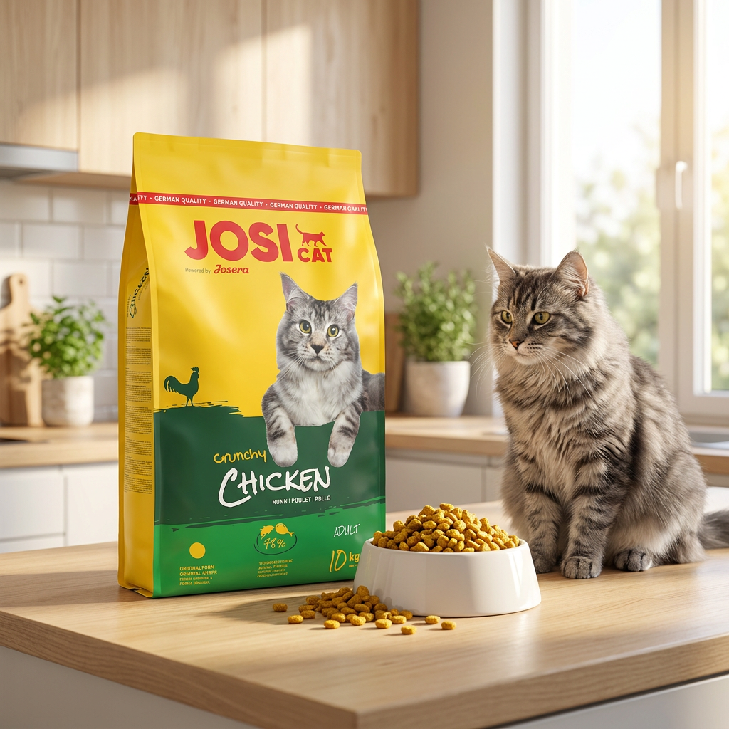 Josera JosiCat Crunchy Poultry sucha karma dla kota 10 kg – bezzbożowa, z kurczakiem
