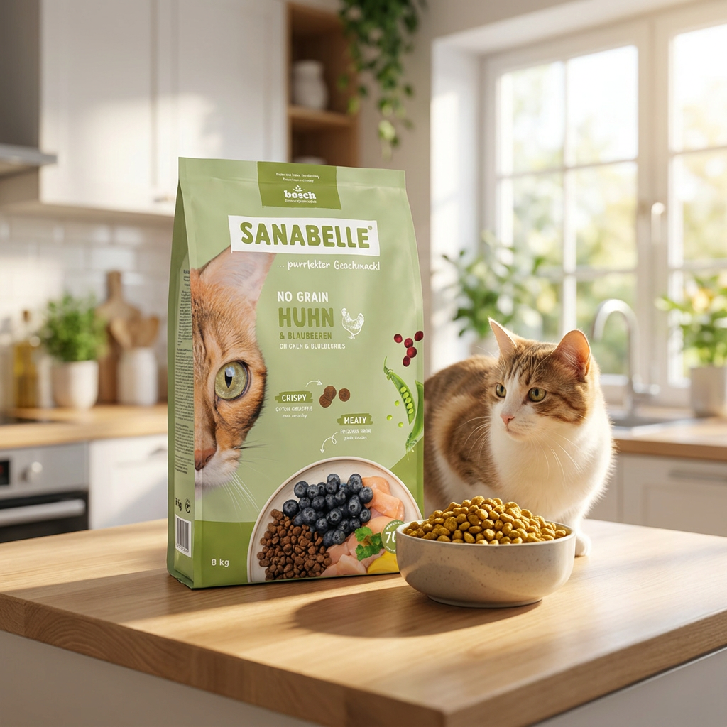 Sanabelle No Grain sucha karma bezzbożowa dla kotów dorosłych 8 kg – kurczak