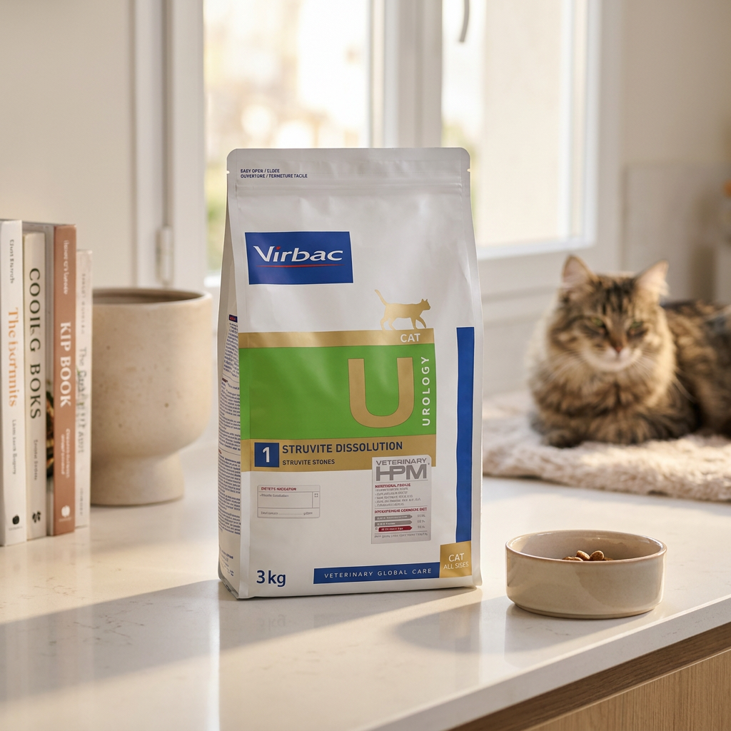 Virbac Urology 1 sucha karma dla kota na kamicę moczową 3 kg – wysokobiałkowa, drób