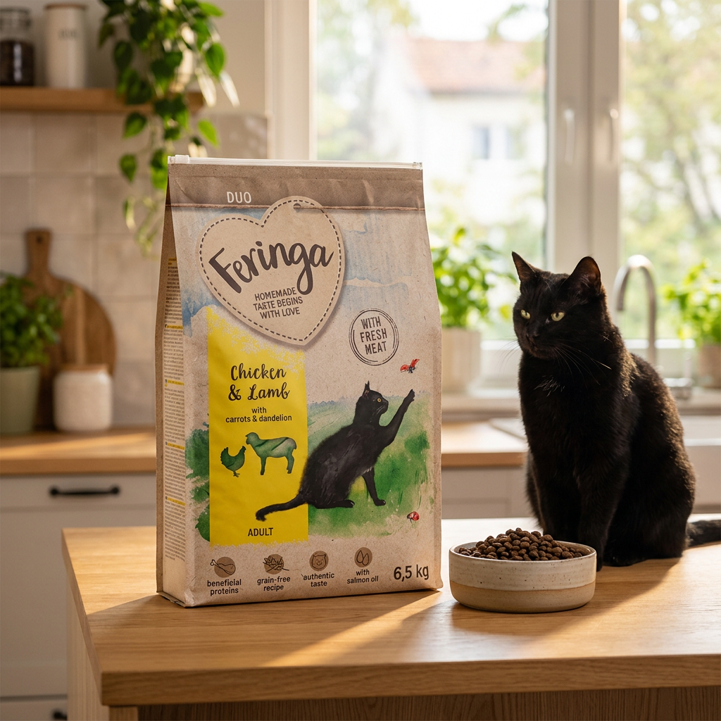 Feringa Adult Duo sucha karma dla kota 6,5 kg bezzbożowa – kurczak i jagnięcina