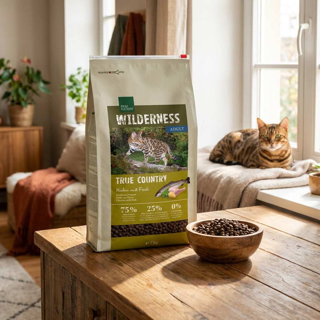 Real Nature Wilderness True Country sucha karma dla kota 7 kg bez zbóż – kurczak z rybą
