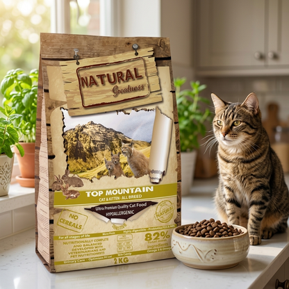 Natural Greatness Top Mountain Rabbit sucha karma dla kota 2 kg – monobiałkowa, królik