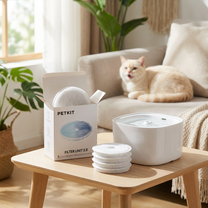 Petkit filtr do poidła Fountain Filter Unit 3.0 do fontanny Eversweet, 5 szt. – biały