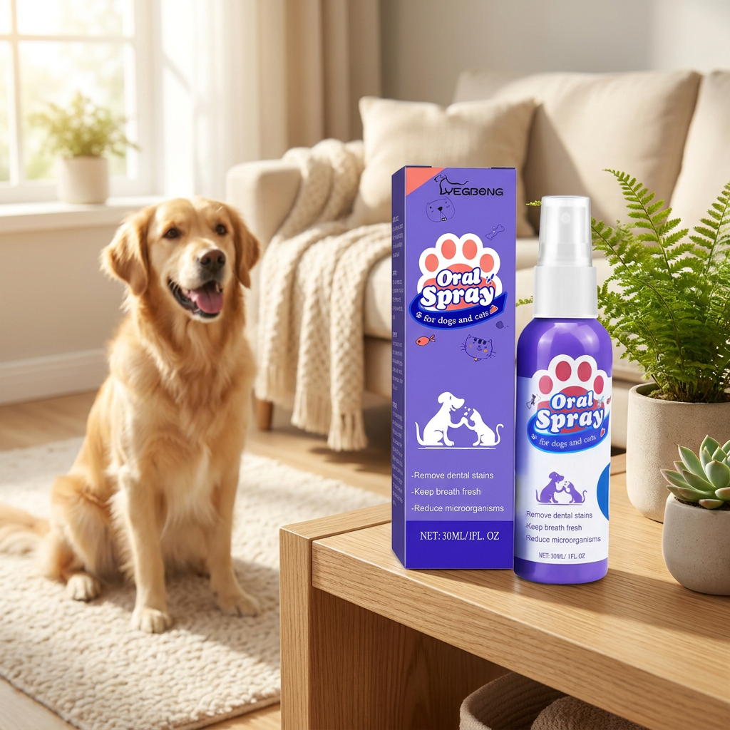 Spray do higieny jamy ustnej dla psa 30 ml – na kamień nazębny i nieświeży oddech
