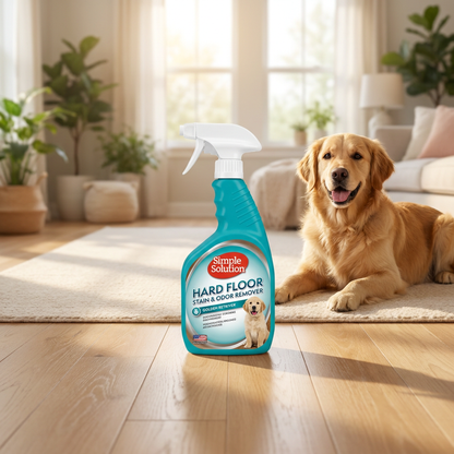Simple Solution Odplamiacz i neutralizator zapachów do podłóg 750 ml – spray dla psów