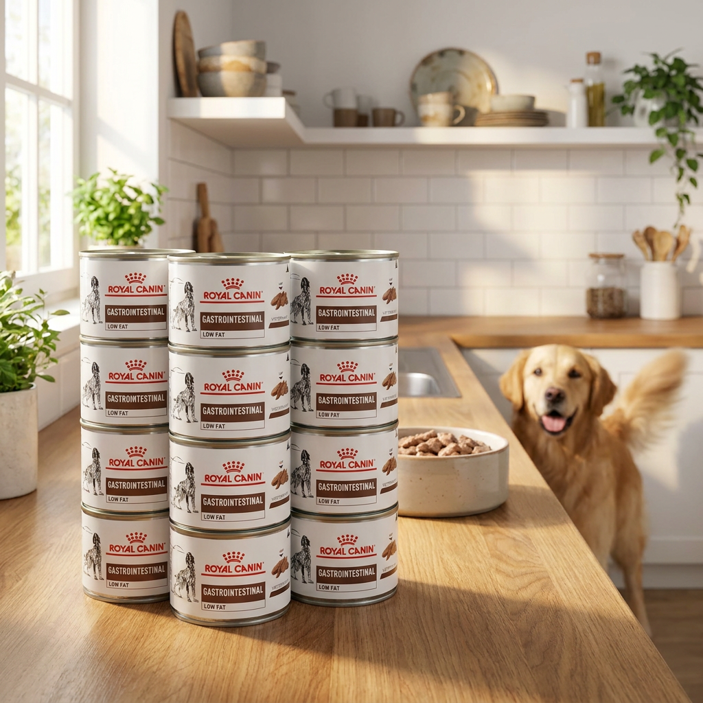 Royal Canin Gastrointestinal Low Fat mokra karma dla psa, niskotłuszczowa – 12 x 200 g
