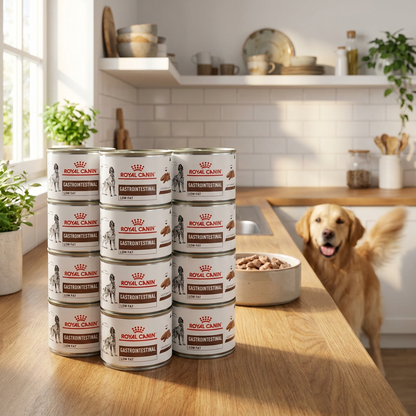Royal Canin Gastrointestinal Low Fat mokra karma dla psa, niskotłuszczowa – 12 x 200 g