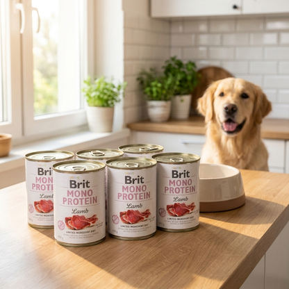 Brit Care Mono Protein mokra karma dla psa z jagnięciną 6 x 400 g – hipoalergiczna