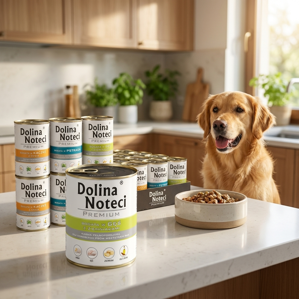 Dolina Noteci Premium mokra karma dla psa 24 x 800 g – mix 3 smaków w puszkach
