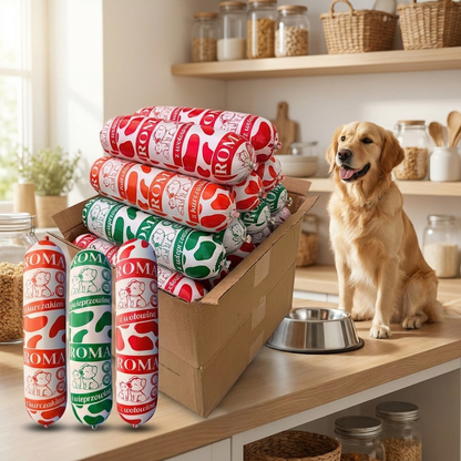 Gorgo Roma karma mokra dla psa w batonach 29 x 1 kg – 80% mięsa, bez kości, mix smaków