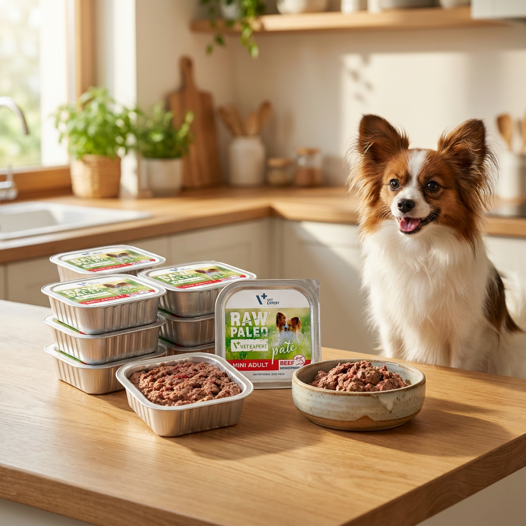 RAW PALEO Mokra karma dla psa monobiałkowa 12x150 g – pasztet bezzbożowy dla ras małych, wołowina