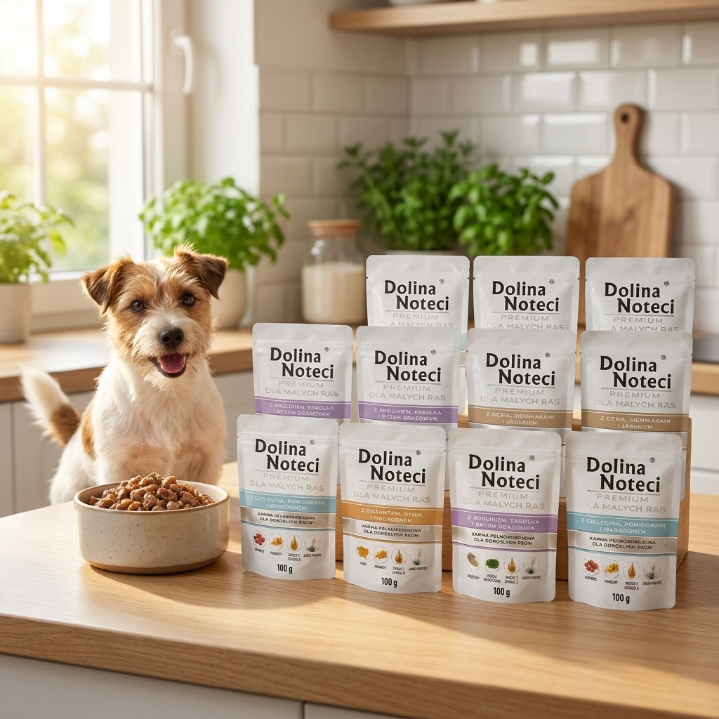 Dolina Noteci Premium karma mokra dla psa małych ras 10 x 100 g – bezzbożowa, mix smaków