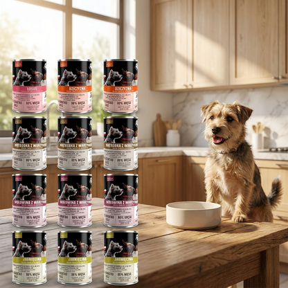 Pet Republic mokra karma dla psa 30 x 400 g – kawałki w sosie, bez zbóż, mix smaków