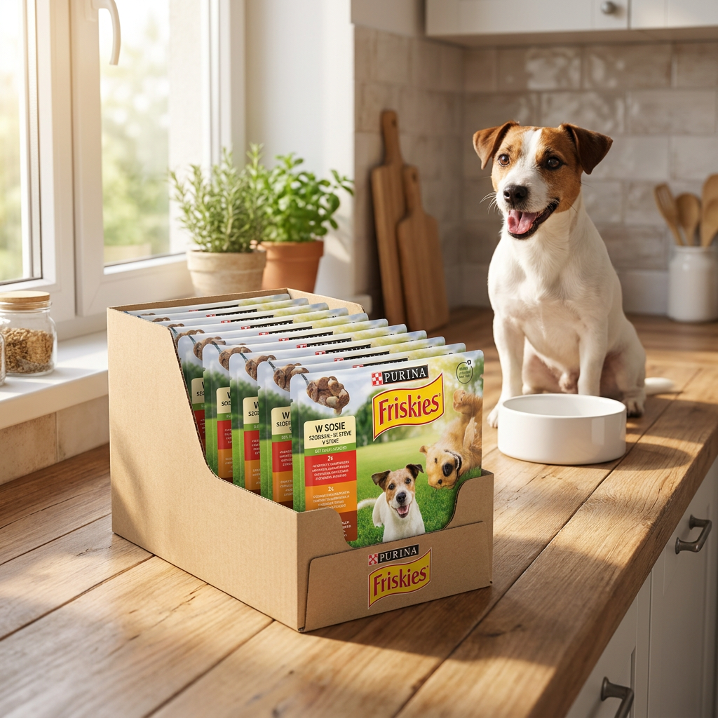 Friskies Karma mokra dla psa w sosie 48x85 g – dla dorosłych psów, mix smaków
