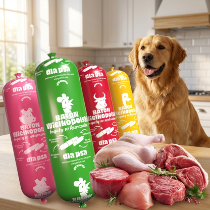 Mokra karma dla psa w batonie 30 szt. po 900 g – mix smaków dla dorosłych psów, 27 kg