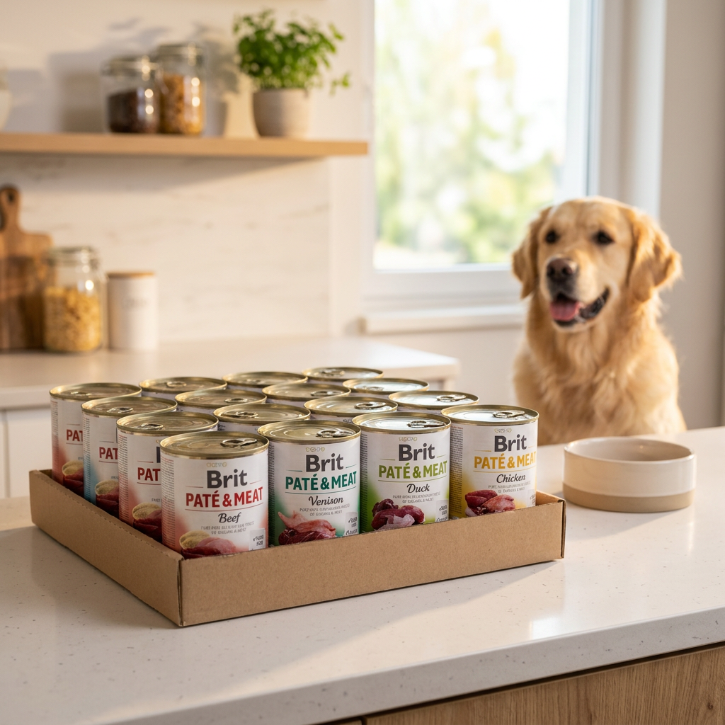 BRIT Pate & Meat mokra karma dla psa bezzbożowa 30 x 800 g – pasztet z mięsem, mix smaków