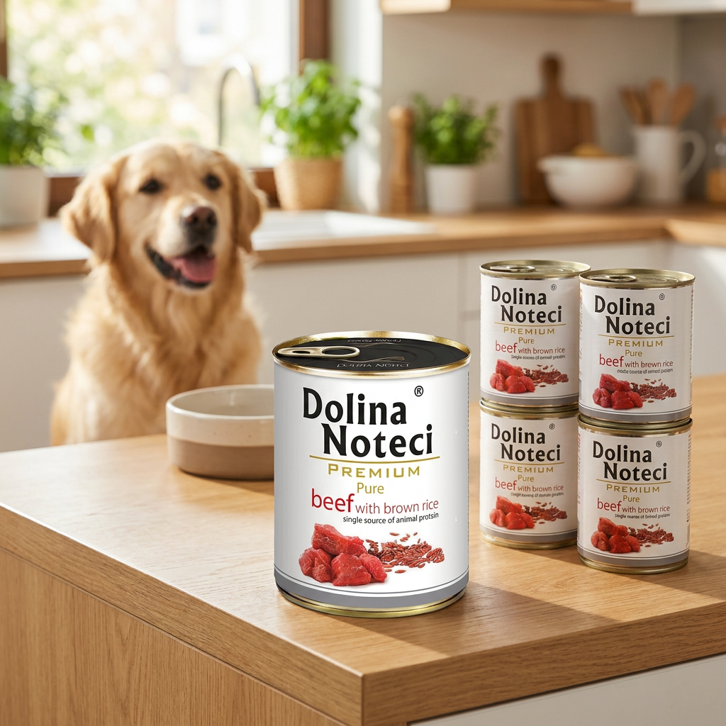 Dolina Noteci Premium Pure mokra karma dla psa alergika z wołowiną – 6 x 800 g