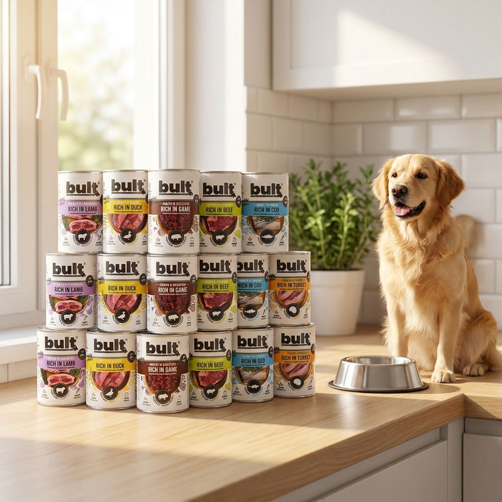BULT Mokra karma dla psa bezzbożowa w puszkach 24 x 400 g – mix 6 smaków