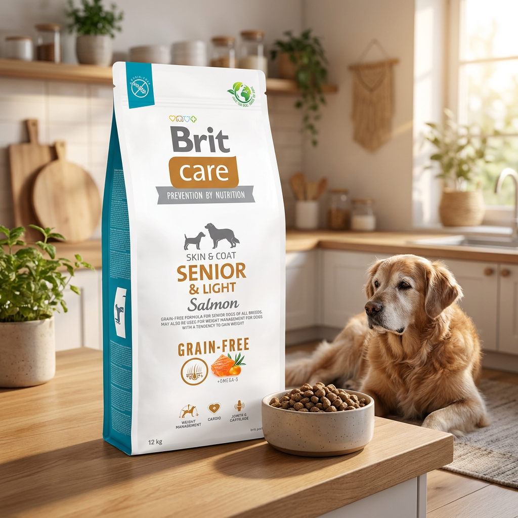BRIT Care bezzbożowa karma dla psa seniora 12 kg – łosoś z ziemniakami, light
