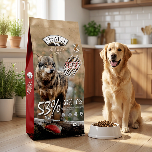 Abart Nature Adult sucha karma dla psa z wołowiną 12 kg – bezzbożowa, hipoalergiczna