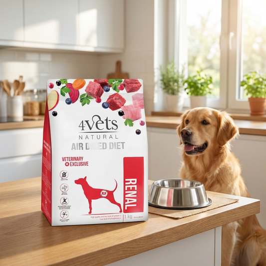 4Vets Natural Renal karma sucha dla psa z niewydolnością nerek 1 kg – bezzbożowa, wołowina