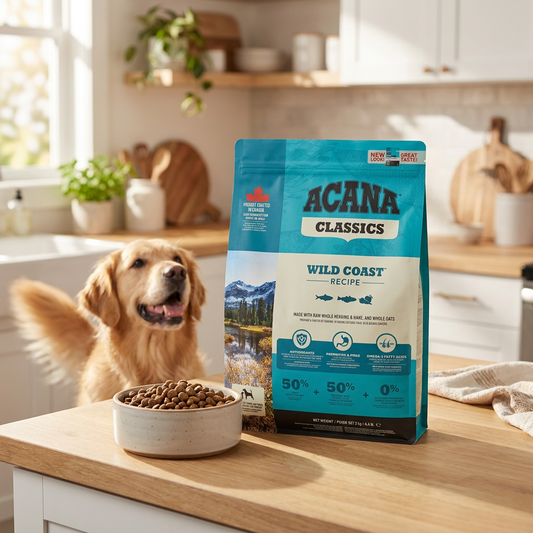 ACANA Classics Wild Coast sucha karma dla psa z rybą 2 kg – bez kurczaka, dla dorosłych