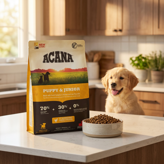 ACANA Puppy & Junior sucha karma dla szczeniąt 2 kg bezzbożowa – kurczak
