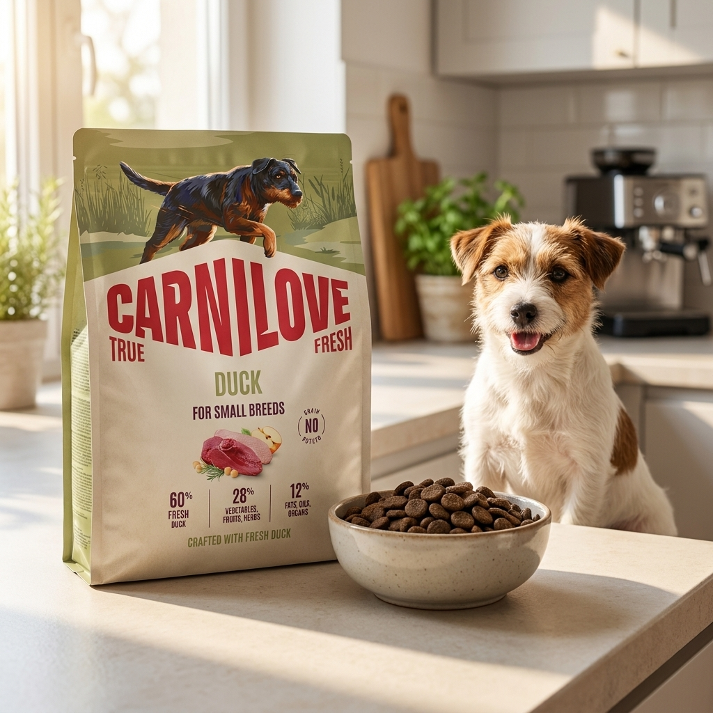 Carnilove True Fresh sucha karma dla psów małych ras z kaczką 1,5 kg – bezzbożowa