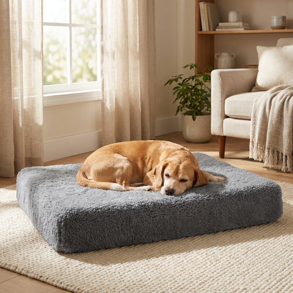 Blovi Dry Bed VET A+ suche legowisko dla psa i kota 75x50 cm, antypoślizgowe – szare