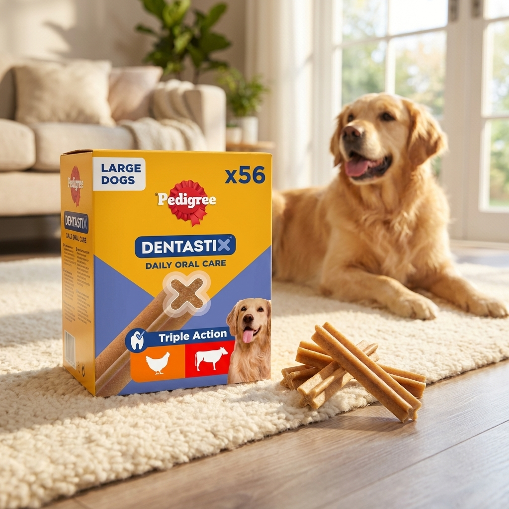 PEDIGREE DentaStix przysmaki dentystyczne dla psa dużych ras 56 szt. – 8x270 g