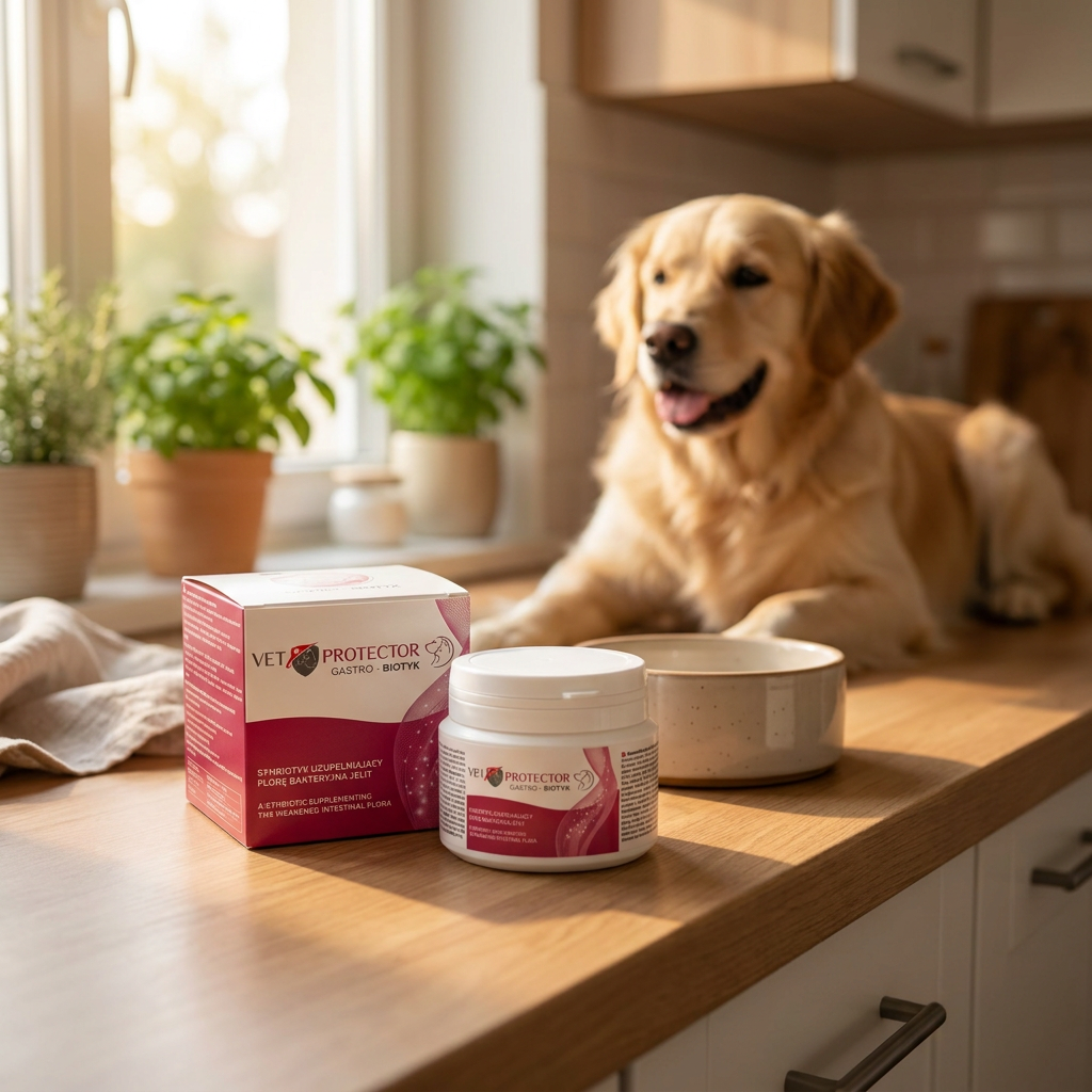 JM SANTE VET PROTECTOR Gastro-Biotyk probiotyk dla psa i kota na jelita – proszek 60 g