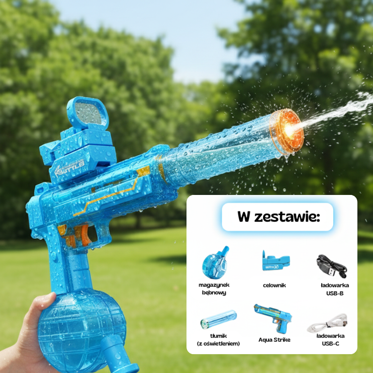 Aqua Strike - elektryczny pistolet na wodę