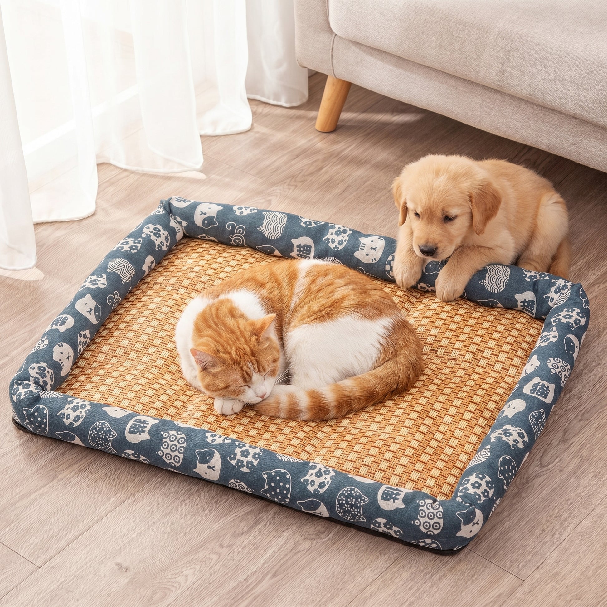 Niebieski kot, XXL-90x70cm — hero (Niebieski kot, XXL-90x70cm)
